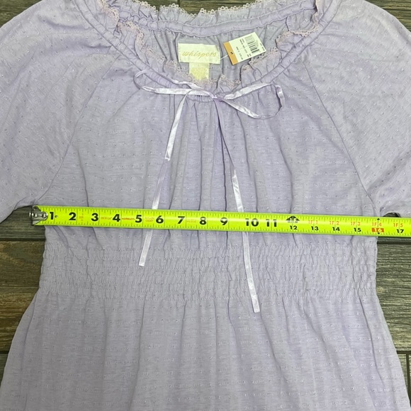 NWT Whispers Long Nightgown Women’s Large Prairie Feminine Maxi Gown Cottagecore - Picture 13 of 16